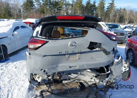 2021 Nissan Rogue Platinum Intelligent Awd from USA, damaged, VIN JN8AT3DD4MW315210